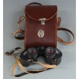 Carl Zeiss Jena Jenoptem 8x30W binoculars in leather case