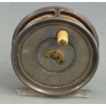Hardy Uniqua fly fishing reel, impressed Mk1 duplicated 3 1/8 diameter