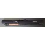 Guideline LPxe four piece travelling trout/fly fishing rod in soft case with tube, 9' # 6