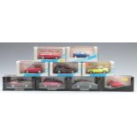 Nine Minichamps 1:43 scale diecast model cars including five Paul's Auto Art, all in original boxes.
