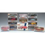 Thirteen Matchbox The Dinky Collection diecast model cars including 1939 Triumph Dolomite, all in