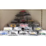 Seventy-one Del Prado diecast model vehicles, all in original bubble packed boxes.