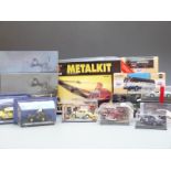 Fourteen various diecast model vehicles including an ROS 1:32 scale Metalkit, Liberty Classics,