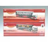 Two Corgi Hauliers of Renown 1:50 scale limited edition diecast model Eddie Stobart lorries,