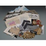 A collection of 1950's RAF ephemera, mainly relating to 208 Squadron, includes two photograph albums