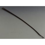 Swaine silver topped riding crop