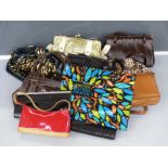 Eleven handbags including vintage Suzy Smith examples