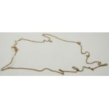 An 18ct gold chain, 3.8g