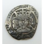 Richard III (1483-1485)/ possibly Edward IV hammered silver penny, York Mint 'T' to left of neck and