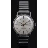 Omega Seamaster 600 gentleman's wristwatch ref. 135.011 with silver hands, baton markers and dial,