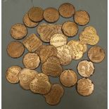 A collection of 25 Major Brothers, Covent Garden LNER potato market tokens