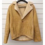 Vintage Chester Lamb faux shearling jacket, labelled 'F'