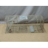 Badger or fox trap, length 112cm