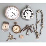 Four wrist and pocket watches including a Siro Art Deco style example, Ingersoll Triumph etc