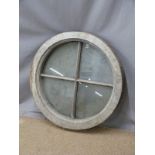 19thC or early 20thC circular window, 77cm