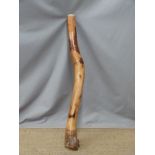 Wooden didgeridoo, length 112cm