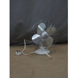 Vintage/ retro Verity fans 'Limit' three speed electric fan, height 36cm