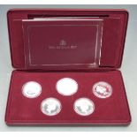 Royal Australian Mint 'The Royal Ladies' silver coin and medallion set commemorating the 40th