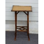 Bamboo side table, 67cm high