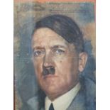 A framed cover page of Adolf Hitler promoting the Donnerstag Rally, 17 April 1941, 32 x 42cm