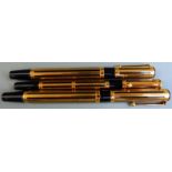 Waterman gold plated pen and pencil set