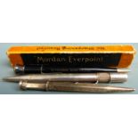 Three Mordan Everpoint propelling pencils.