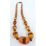 Art Deco Baltic amber necklace