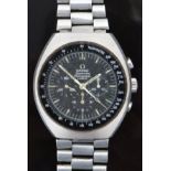 Omega Speedmaster Professional Mark II gentleman's chronograph wristwatch with tachymetre bezel,