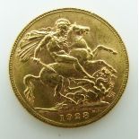 1928 George V gold full sovereign, South Africa Mint