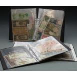 A collection of over 160 various overseas banknotes to include Poland, Russia, Bermuda, Philippines,
