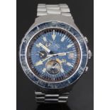 Omega Seamaster 'Big Blue' gentleman's automatic chronograph diver's wristwatch ref. 176.004 with