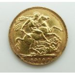 1910 Edward VII gold full sovereign