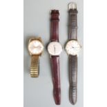 Three gentleman's wristwatches comprising one Accurist and two Services.