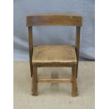 Country made child's chair height 56cm
