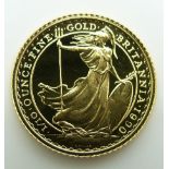 1990 1/10 oz ten pounds gold Britannia