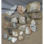 Collection of mineral samples
