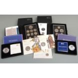 2016 and 2017 Royal Mint coin sets together with uncirculated Britannias, Queen's Beasts etc