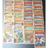 Forty-three Marvel comics comprising 20 The Mighty World Of Marvel 1, 3, 7, 10, 13, 24 and 25-38 and