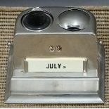 Art Deco inkwell and calendar