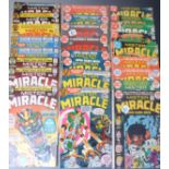 Twenty-five DC Comics Mr Miracle comprising 1 x3, 2 x2, 3, 5, 6, 7 x2, 12 x2, 13 x2, 14-17, 1 8x2,