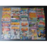 Thirty-eight DC comics comprising Kobra 1 and 3, Anthro 1 x2, 6 and 73 x4, Deadman 18 and 74, Atom