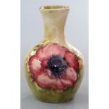 Moorcroft vase decorated in the Anemone pattern, H9.5cm