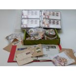 An album of mint unused GB stamps, London 2012 Olympics first day covers in named album and a