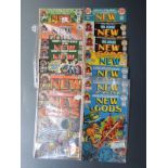 Fourteen DC comics New Gods comprising 1 x2, 2, 4 x2, 5, 6, 7 x3, 8, 9 x2 and 11.