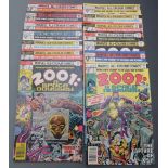Fourteen Marvel Comics 2001 A Space Odyssey 1-10 and duplicates of 1, 2, 3 and 8.