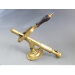 'The Merritt' brass bar mounted corkscrew