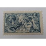 Great Britain 1918-19 Seahorses, 2s 6d chocolate brown, reddish brown and pale brown, all