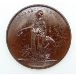 William IV Royal Geographical Society bronze patrons' medal designed by William Wyon (note, before