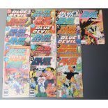 Nineteen DC Comics Blue Devil comprising 1, 5, 7-10, 12-17, 19-22, 27, 31 and Annual 1.
