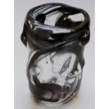 Whitefriars knobbly vase c1960/70, 17.5cm tall